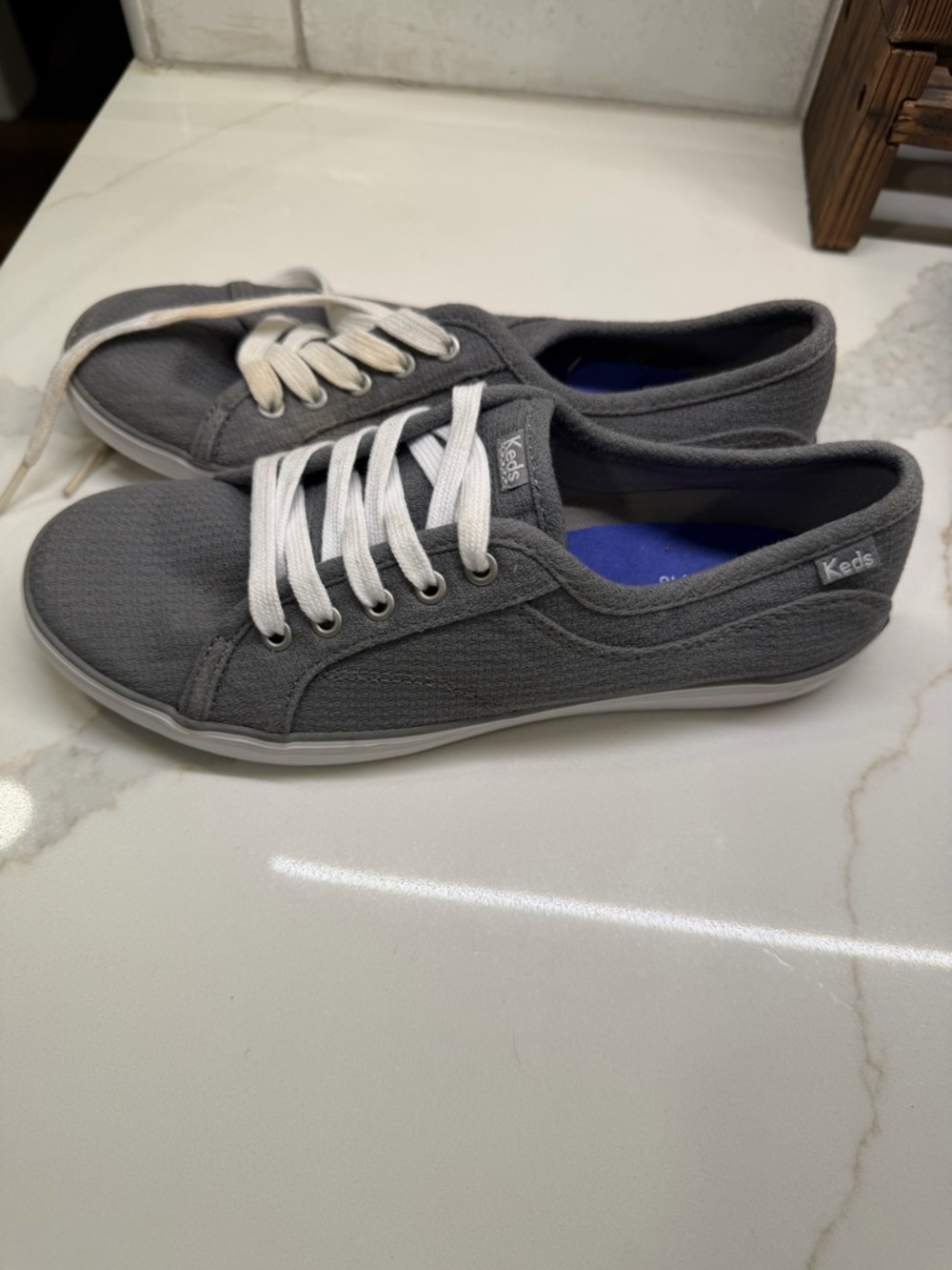 Keds women’s Gray Sneakers size 7 - new